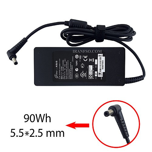 آداپتور لپ تاپ ایسوس Asus 19V 4.7A Delta _5.5*2.5