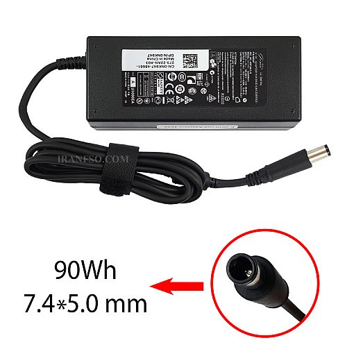 آداپتور لپ تاپ اچ پی 19.5V 4.62A Gimo Plus مستطیلی