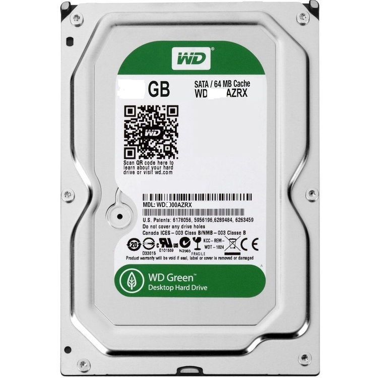 هارد دیسک اینترنال مدلWD ظرفیت 1 ترابایت 3.5 اینچ استوک