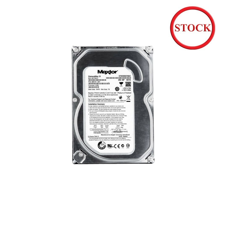 هارد دیسک اینترنال مدلWD ظرفیت 250 گیگابایت 3.5 اینچ استوک