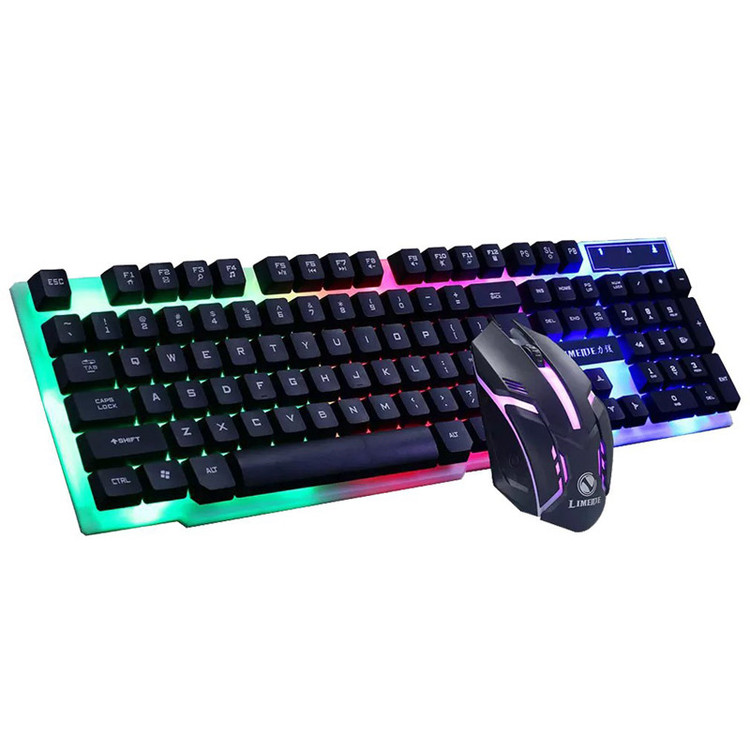 کیبورد و موس سیم دار گیمی لایماید LIMEIDE GTX300 RGB