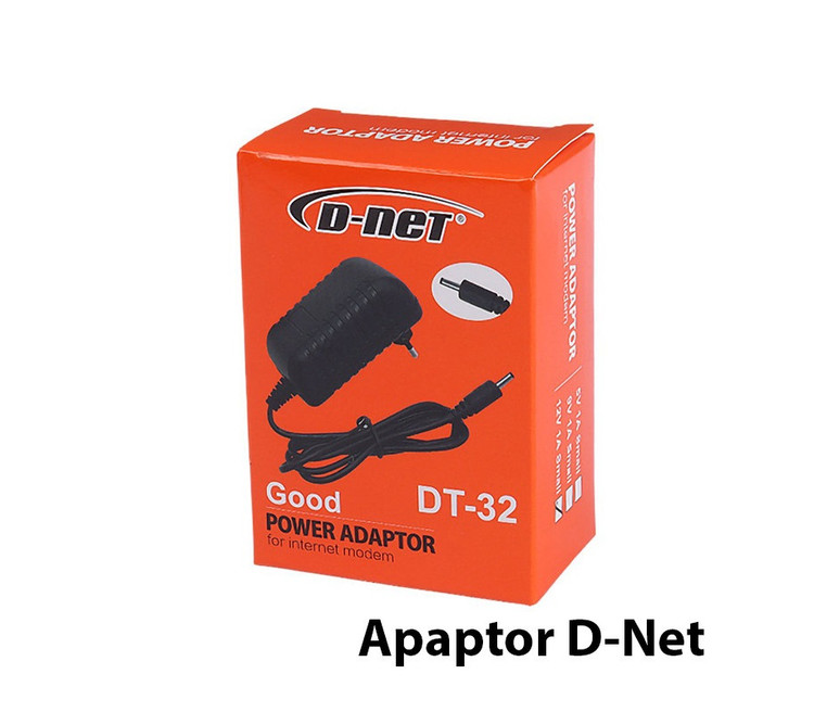 آداپتور مودم دی نت D-Net 12V 1A فیش ریز مدل DT-32