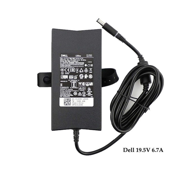 آداپتور لپ تاپ دل Dell 19.5V 6.7A Slim _7.4*5.0