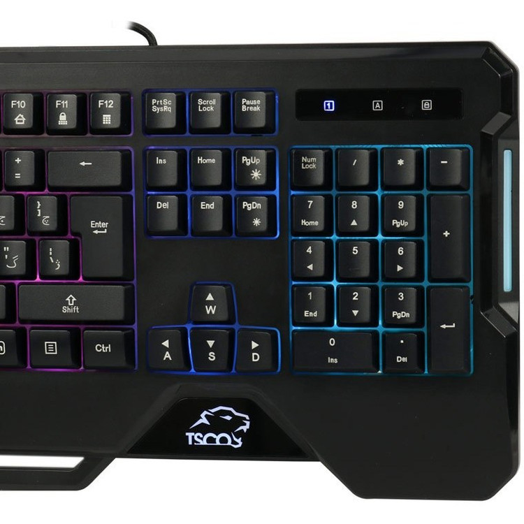 کیبورد گیمینگ تسکو مدل GK8126 با سوییچ ممبران و نورپردازی RGB