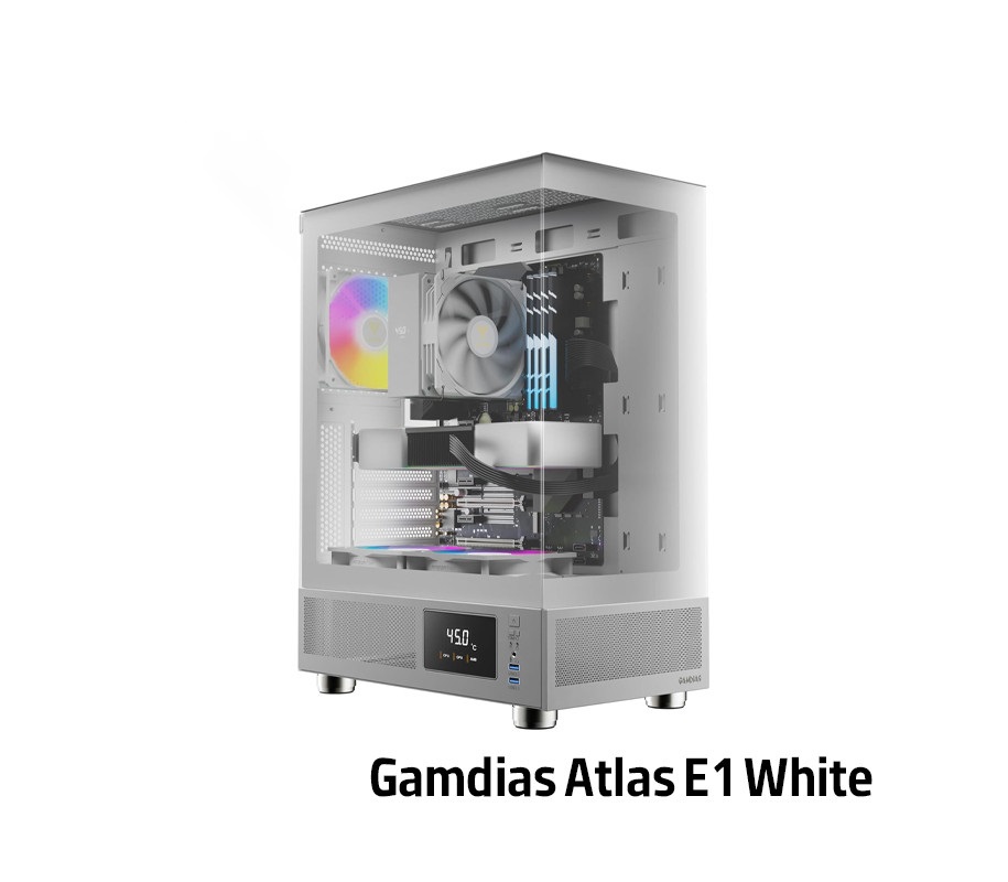 کیس کامپیوتر Gamdias Atlas E1 سفید