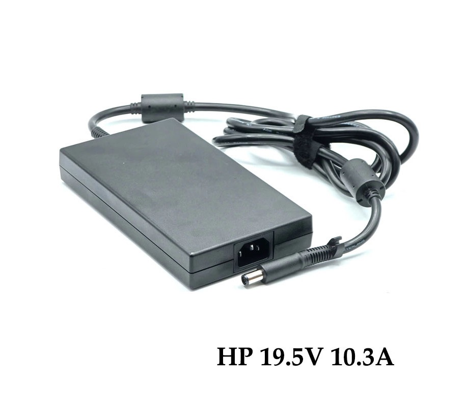آداپتور لپ تاپ اچ پی HP 19.5V 10.3A Slim _7.4*5.0 سردلی- کابل PC