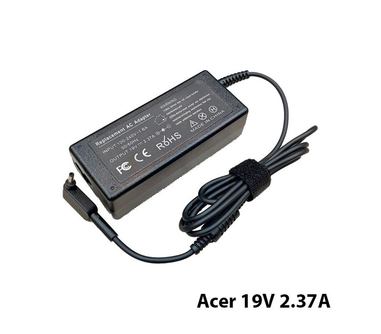 آداپتور لپ تاپ ایسر Acer 19V 2.37A _3.0*1.1 سرریز- گارانتی بیمه ایران