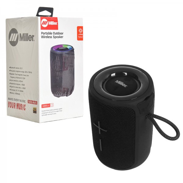 اسپیکر بلوتوث رم و فلش خور میلر (Miller) مدل MSP-8025